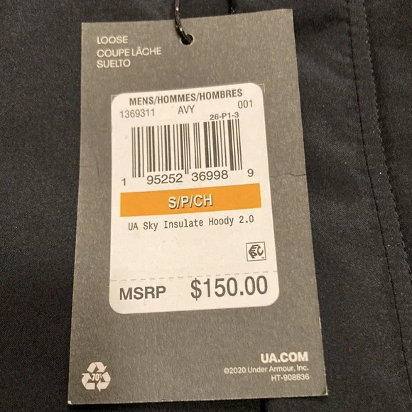 New Men's UA Sky Insulate 2.0 Hoodie - Picture 3 of 12